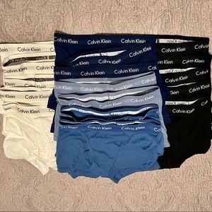 17 Pairs Calvin Klein Cotton Classics Trunk Underwear